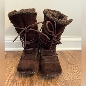 Rocket Dog Brown Suede Lace Up Boot Women’s Size 9